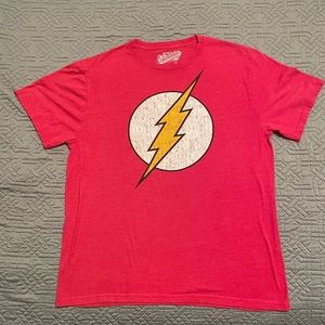 The Flash / Flash Gordon logo DC Comics shirt Large Red